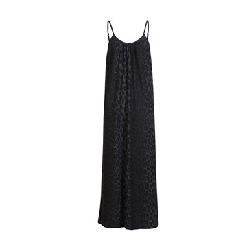Liberté - Alma Long Strap Dress - Dark Grey Leo